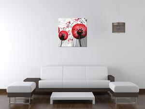 Obraz na plátne Krásne červené púpavy Rozmery: 60 x 90 cm
