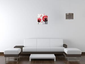 Obraz na plátne Krásne červené púpavy Rozmery: 30 x 20 cm