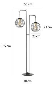 Emibig ALBIO LP2 | dizajnová stojaca lampa Farba: Biela
