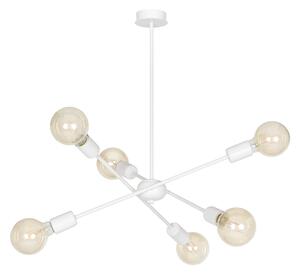 Emibig Proton 6 | dizajnová stropná lampa Farba: Biela