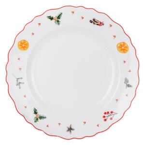 Plytký tanier VÔNA VIANOC pr. 24,5 cm