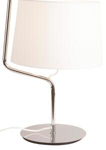 Maxlight CHICAGO | luxusná stolná lampa Farba: Biela/chróm
