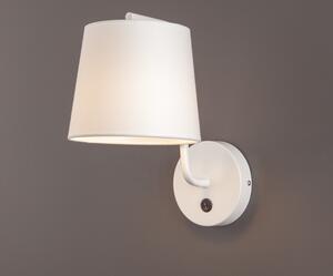 Maxlight CHICAGO | luxusná nástenná lampa Farba: Biela/chróm