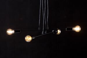 Emibig MULTIPO 4 | dizajnová závesná lampa e27 Farba: Čierna