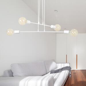 Emibig MULTIPO 4 | dizajnová závesná lampa e27 Farba: Biela