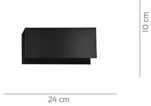 Emibig GENTOR K1 | Minimalistická nástenná lampa Farba: Čierna