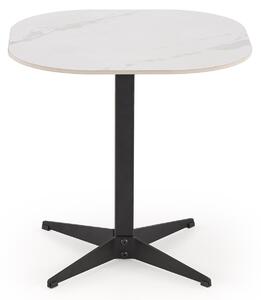 Konferenčný stolík Bora S (biely mramor + čierna). Vlastná spoľahlivá doprava až k Vám domov. 1092432