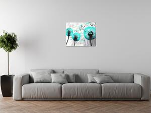 Gario Obraz na plátne Krásne tyrkysové púpavy Veľkosť: 20 x 30 cm