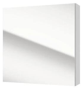 Kúpeľňová skrinka Soul so zrkadlom (60x60x15 cm, biela)