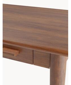 Rohový písací stôl z mangového dreva Paul