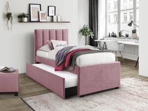 Jednolôžková rozkladacia posteľ 90 cm Rusalka (ružová). Vlastná spoľahlivá doprava až k Vám domov. 1092489