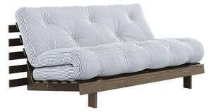 Biela/svetlo modrá rozkladacia pohovka 160 cm Roots - Karup Design