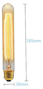 Diolamp EDISON retro žiarovka T30 Tubular E27, 19 cm