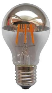 Diolamp LED A60 6W Filament strieborný vrchlík
