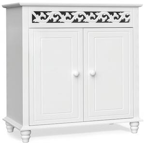 Komoda JERSEY, 76 x 65 x 35 cm, biela Casaria
