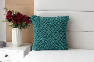 Obliečka na vankúš Knittingly petrolejový Mikropolyester 40/40