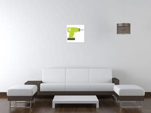 Gario Obraz na plátne Zelená vŕtačka Veľkosť: 40 x 40 cm
