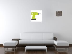 Gario Obraz na plátne Zelená vŕtačka Veľkosť: 40 x 40 cm
