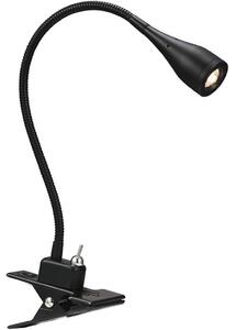 Nordlux MENTO | moderné LED svietidlo so štipcom Farba: Čierna