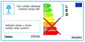 CANTO | IMMAX Smart LED stropné svietidlo | 07072L Farba: Matná čierna