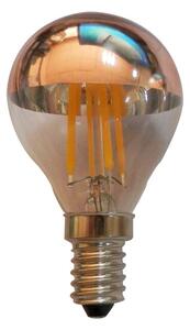 Diolamp LED Ball 4W Filament medený vrchlík E14