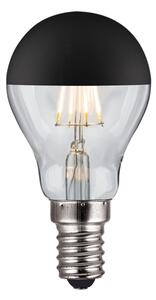 Diolamp LED Ball 4W Filament čierny vrchlík E14