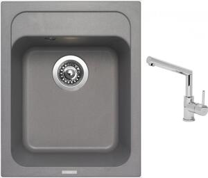Set Sinks CLASSIC 400 Titanium + batéria Sinks MIX 350 P chróm