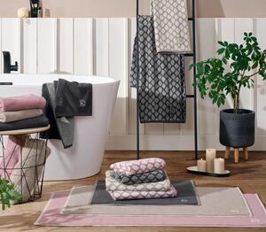 UTERÁK NA RUKY, 50/100 cm, ružová, sivá Dieter Knoll - Kúpeľňový textil