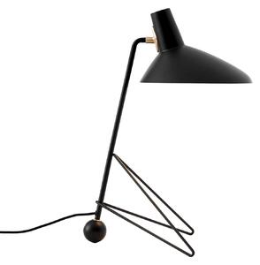 Stolové Lampa &Tradition, Tripod HM9, Čierna, Obývacia izba, Hliník
