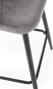 Barová stolička Frony sivá