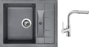 Set Sinks CRYSTAL 615 Titanium + batéria Sinks ENIGMA S chróm