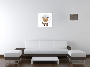 Obraz na plátne Biela ovečka Rozmery: 40 x 40 cm