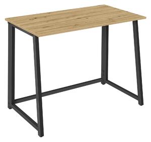 Dekorstudio Počítačový stôl MAX 1.0 80x40cm - dub artisan / čierne nohy