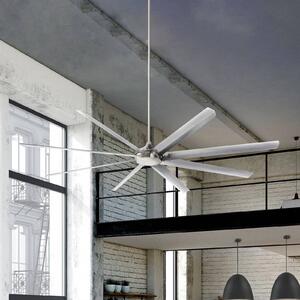 Stropný ventilátor Westinghouse Widespan, niklová farba, Hliník / sivá / zinok, Obývacia izba / jedáleň, Hliník, Moderný