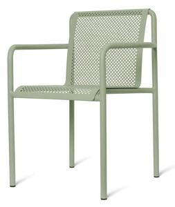 Ferm Living Stolička Dapple s podrúčkami, tea green