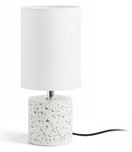 Rendl CAMINO | Cementová stolná lampa s tienidlom E27 Farba: Biela