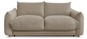 Béžová rozkladacia pohovka 214 cm Ernest – Bobochic Paris