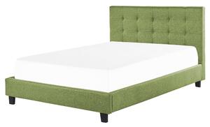 Manželská posteľ 160 cm Rhiannon (zelená) (s roštom). Vlastná spoľahlivá doprava až k Vám domov. 1075610