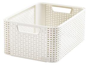 CURVER - Úložný box Rattan Style2 - M - krémová