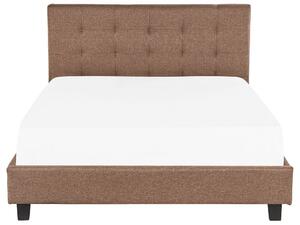 Manželská posteľ 160 cm Rhiannon (hnedá) (s roštom). Vlastná spoľahlivá doprava až k Vám domov. 1075613