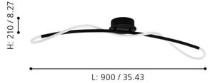 Eglo 99381 - LED Stropné svietidlo EGIDONELLA LED/20W/230V