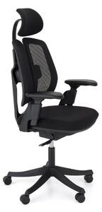 Ergonomická kancelárska stolička Liftor Active, čierna (textil + sieťovina)