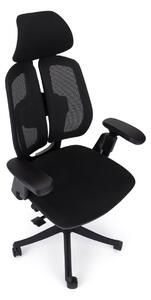 Ergonomická kancelárska stolička Liftor Active, čierna (textil + sieťovina)