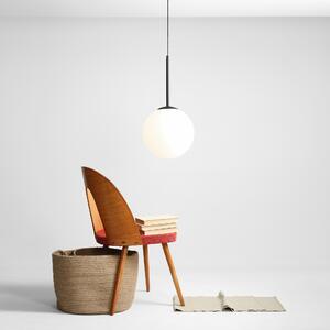 Aldex BOSSO | Elegantná závesná lampa s tienidlom z mliečneho skla Farba: Biela