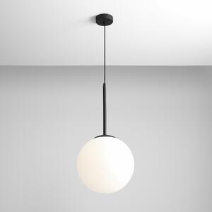 Aldex BOSSO | Elegantná závesná lampa s tienidlom z mliečneho skla Farba: Chróm