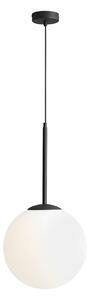 Aldex BOSSO | Elegantná závesná lampa s tienidlom z mliečneho skla Farba: Čierna