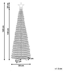 Vianočný stromček 160 cm Sadachbia (zelená) (s osvetlením). Vlastná spoľahlivá doprava až k Vám domov. 1075701