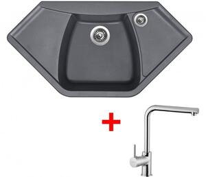 Set Sinks NAIKY 980 Titanium+ELKA