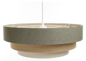 Luster na lanku BOHO TRINITI 1xE27/60W/230V šedá/béžová/krémová