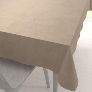 Biante Zamatový obdĺžnikový obrus Velvet Premium SVP-042 Béžovohnedý 60x100 cm